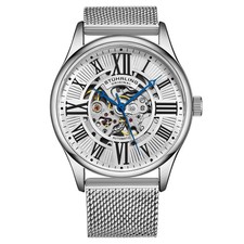 Stuhrling 3942M 1 Automatique Squelette Acier Inoxydable Maille Montre Hommes