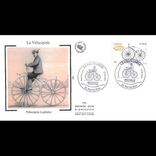 Fdc soie vélocipède - soie,