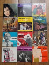 Lot 52 disques vinyle 45 T