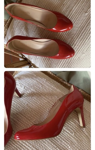 Escarpins minelli t38 rouge - escarpins,