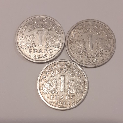 Franc 1942 1943 1944 - 1,