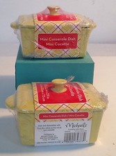 CASSEROLE DISHES YELLOW Mini