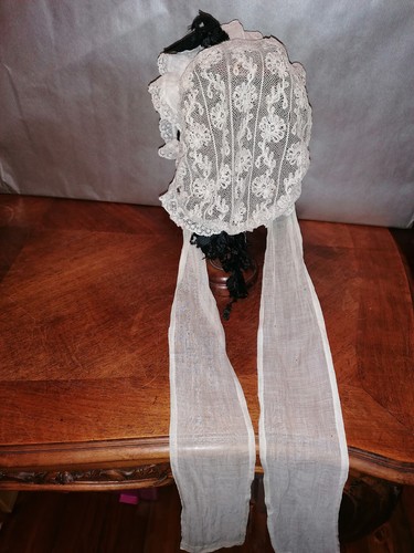 Ancienne coiffe bonnet en - ancienne, coiffe,