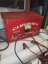 chargeur batterie auto Garage vintage Collection Automobilia 110/220 Chromex