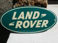 Plaque émaillée LAND ROVER Enamel sign no Jaguar Bmw Mercedes Toyota
