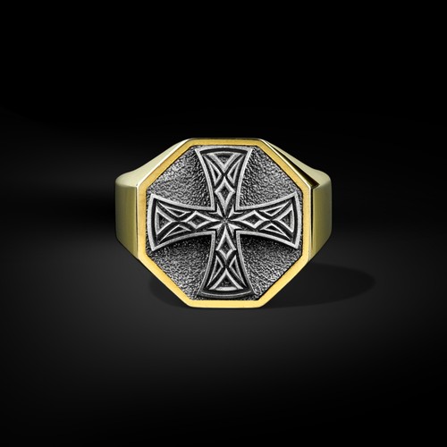 Bague chevalière argent - chevalière, en