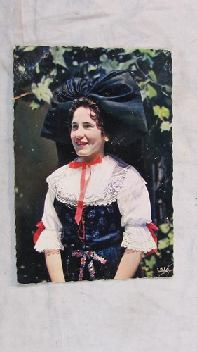 Cpa alsace jeune alsacienne - cpa,