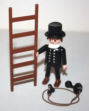 PLAYMOBIL 4617 SPECIAL RAMONEUR AVEC ECHELLE MARRON COMPLET