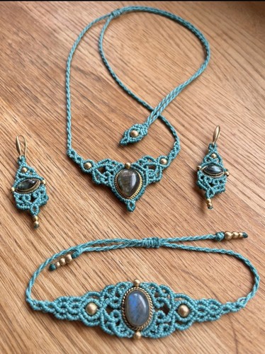 Parure set pieces - set, 3