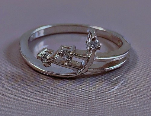 Superbe bague argent - , zirconium