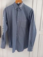 Chemise resistol bleu parfait état brodée Taille S voir M 45€