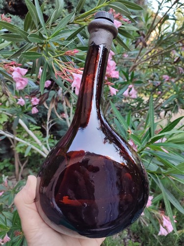 Ancienne bouteille verre - bouteille, en