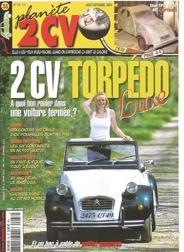 Planete 33 2cv torpedo - 2cv,