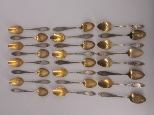 Cuillères moka argent - cuillères, à