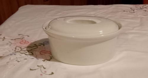 Terrine blanche ovale - terrine,