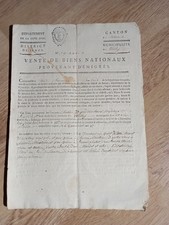 1794 - Document ancien