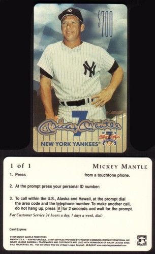 Mickey mantle yankees - mantle, ny