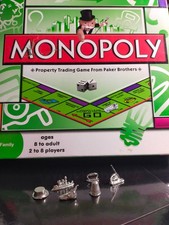 LOT DE 6 PIONS MONOPOLY FAMILY PIECE D ORIGINE PARKERS