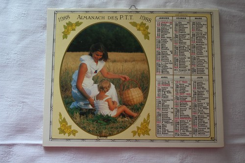 Calendrier des postes almanach - des,