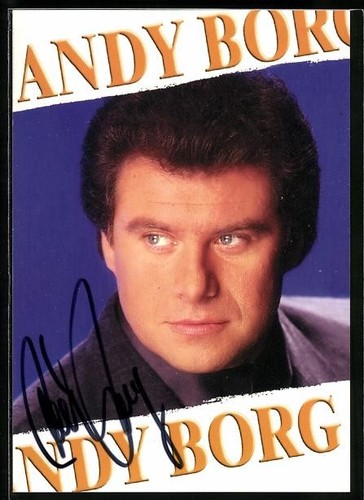 Carte postale chanteur - , andy