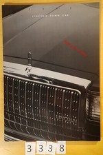 LINCOLN TOWN CAR MY 1993 Prospectus USA 32 pages 7/1992