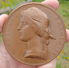 Médaille bronze république française marianne par CORBIN