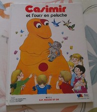vintage bd livre CASIMIR et l'ours en peluche an 1978 GP ROUGE ET OR