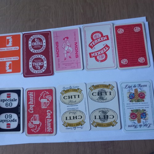 Lot anciennes cartes à - lot,