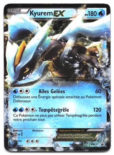 Carte pokémon kyurem bw37 - pokémon,