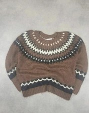 Pull Maille Vintage Marron