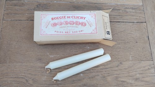 Boîte ancienne bougie - boîte,