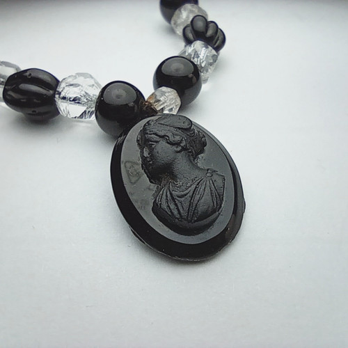 Collier vintage avec camée - avec,