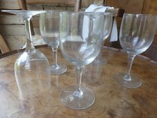 Arts de la table Verrerie Série de six grands verres à pied en verre