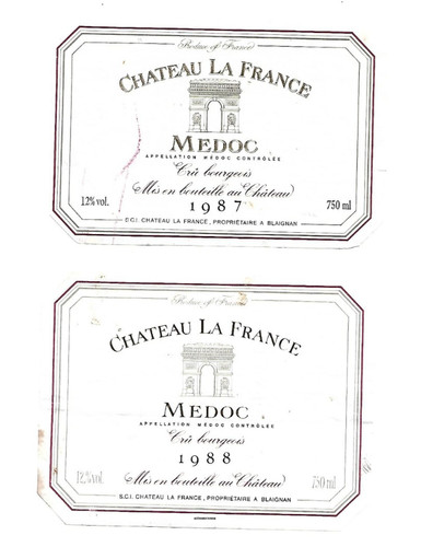 Etiquette vin médoc - de,