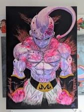 tableau peinture acrylique Bou buu Dragon Ball z 120 x 80 cm boubou