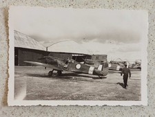 photo ALGERIE Aéroport ORAN -  1948 avion - SPITFIRE gr. chasse Nice Provence (3