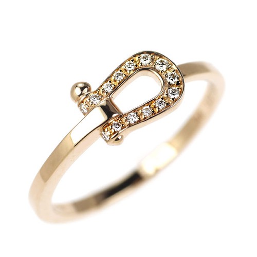 Bague fred k18pg diamond - bague,