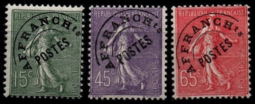 Préoblitéré semeuses - :,