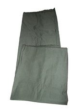 Coupon de tissu. Lainage vert