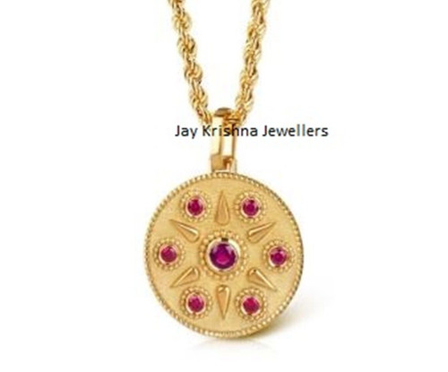 Pendentif médaille 14 - pendentif,