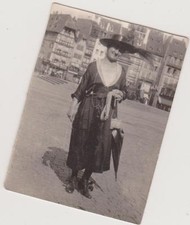 PHOTO ANCIENNE - JEUNE FEMME