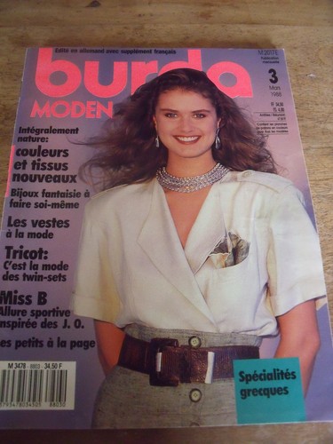 Magazine burda moden veste - magazine,