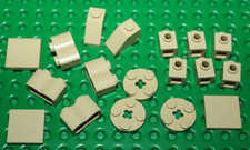 Lot de 18 pièces Lego Tan: ref 87087-30136-4032-3040-3068 set 7931