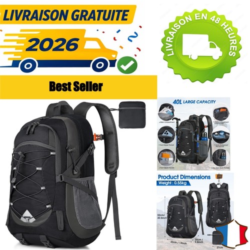Sac dos randonnée 40l - sac,