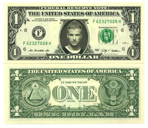 David beckham vrai billet - david,