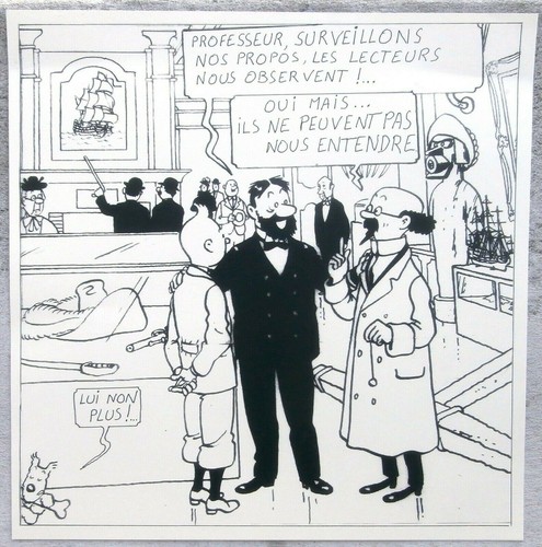 Hergé fac similé - fac-similé, original
