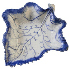 Plat À Cornichons En Faïence