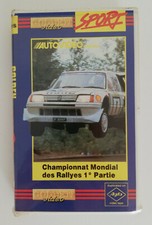 VHS Championnat mondial des rallyes WRC 1985 1ere partie 205 Turbo 16 Delta S4