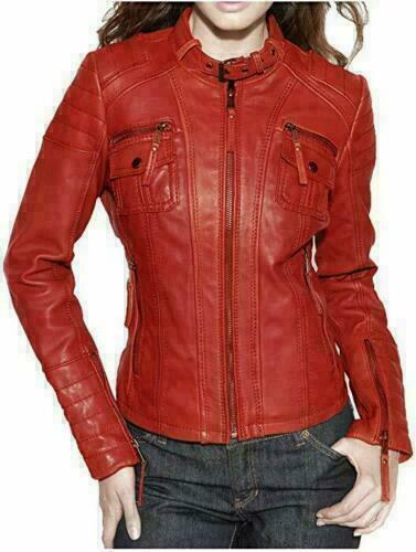 élégante veste cuir - Élégante,
