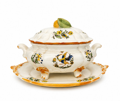 Vintage french soup tureen - vintage,